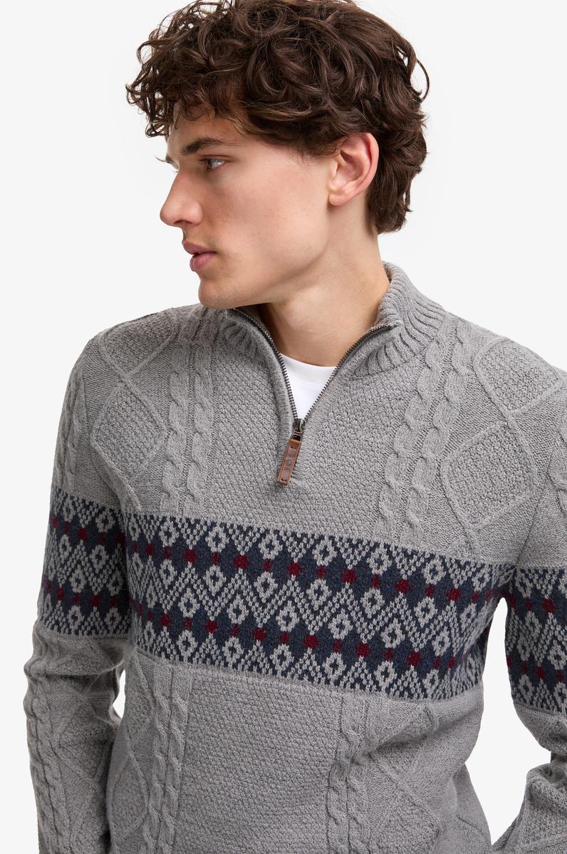 Erkek Gri Melanj Kazak