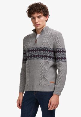 Erkek Gri Melanj Kazak - 50308325017