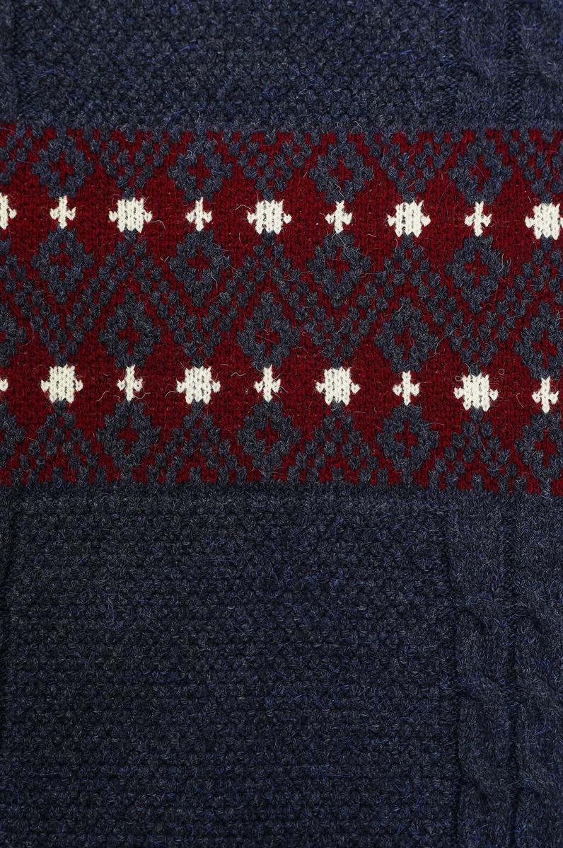 Erkek Açık Lacivert Kazak