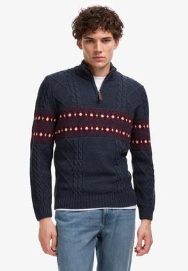 Erkek Açık Lacivert Kazak - 50308325001