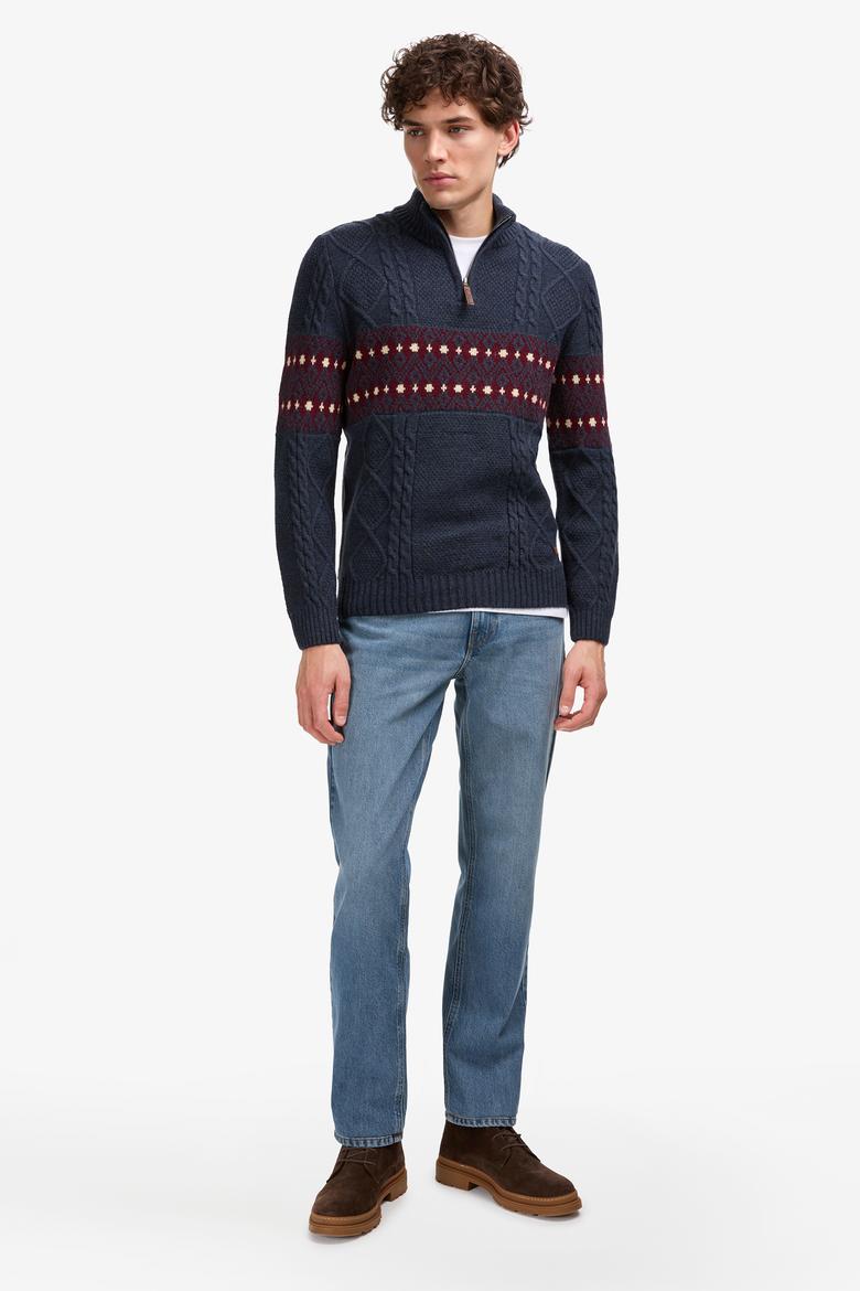 Erkek Açık Lacivert Kazak - 50308325001