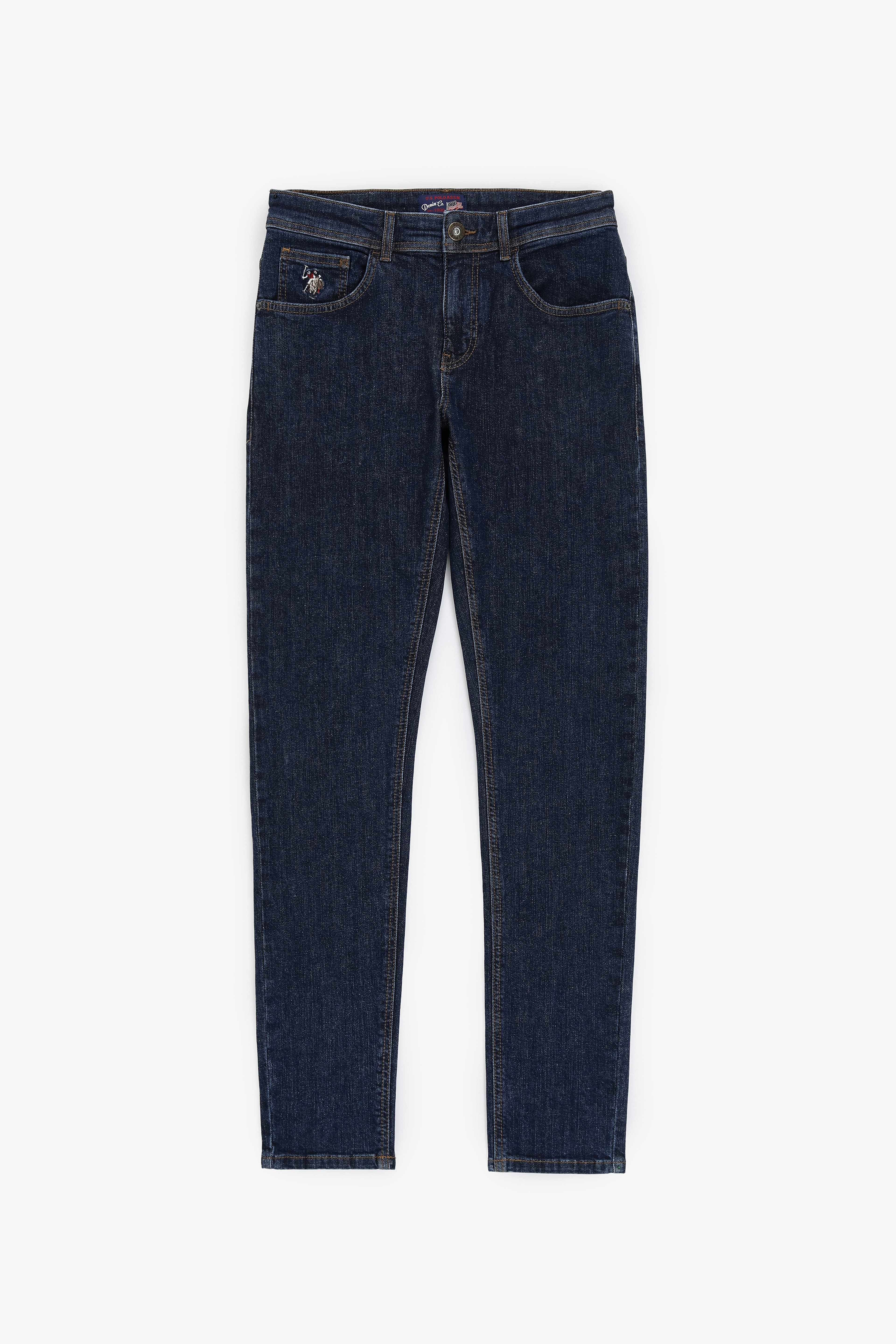 Erkek Koyu Mavi Jean Pantolon - Image 6