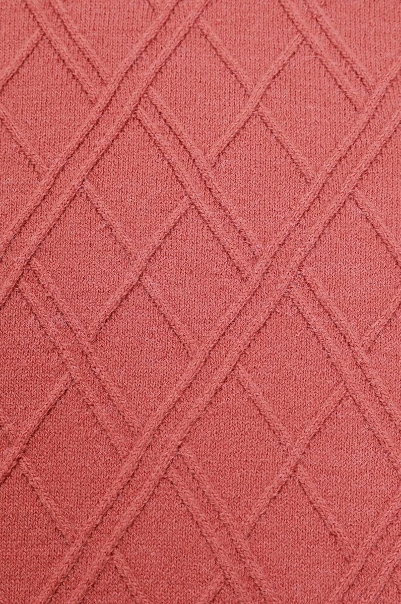 Erkek Regular Fit Bisiklet Yaka Gül Kurusu Kazak