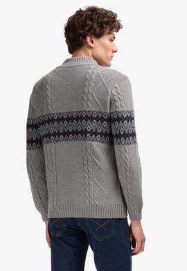 Erkek Gri Melanj Kazak - 50308325017