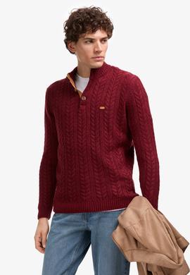 Erkek Bordo Kazak - 50308304023