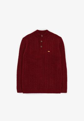 Erkek Bordo Kazak - 50308304023