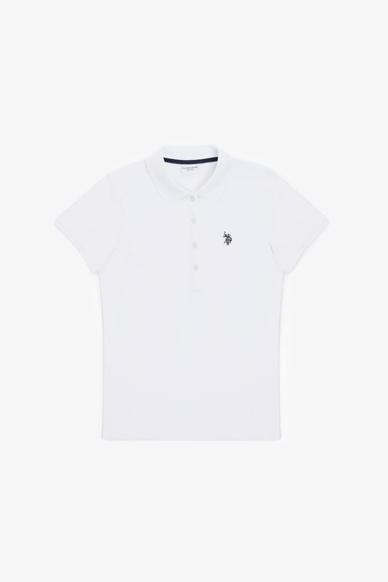 Kadın Beyaz Basic Tişört - 50321818035