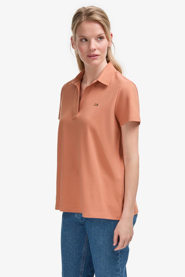 Kadın Gül Kurusu Basic Tişört - 50323447044