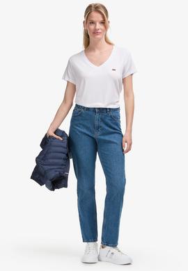 Kadın Beyaz Basic Tişört - 50323448013