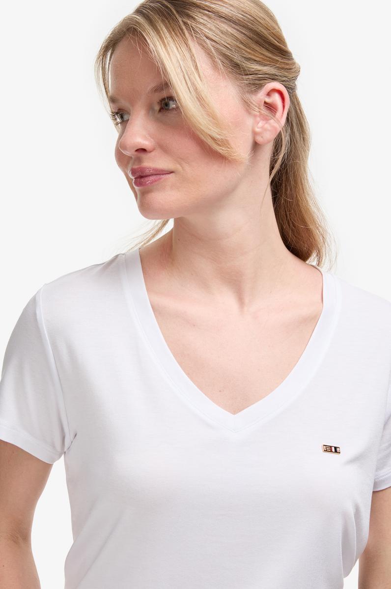 Kadın Beyaz Basic Tişört