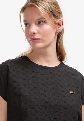 Kadın Siyah Tişört - 50323550024