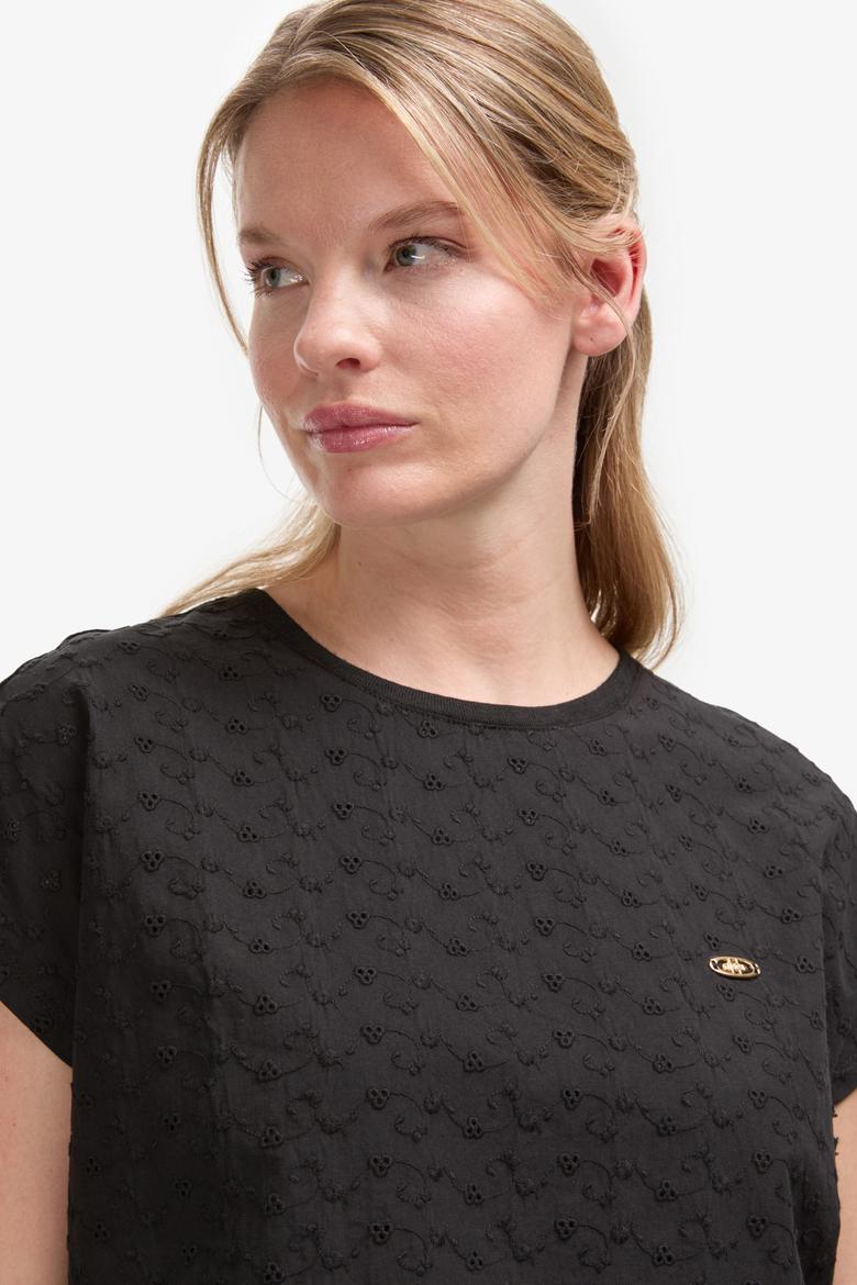 Kadın Siyah Tişört - 50323550024