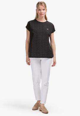 Kadın Siyah Tişört - 50323550024
