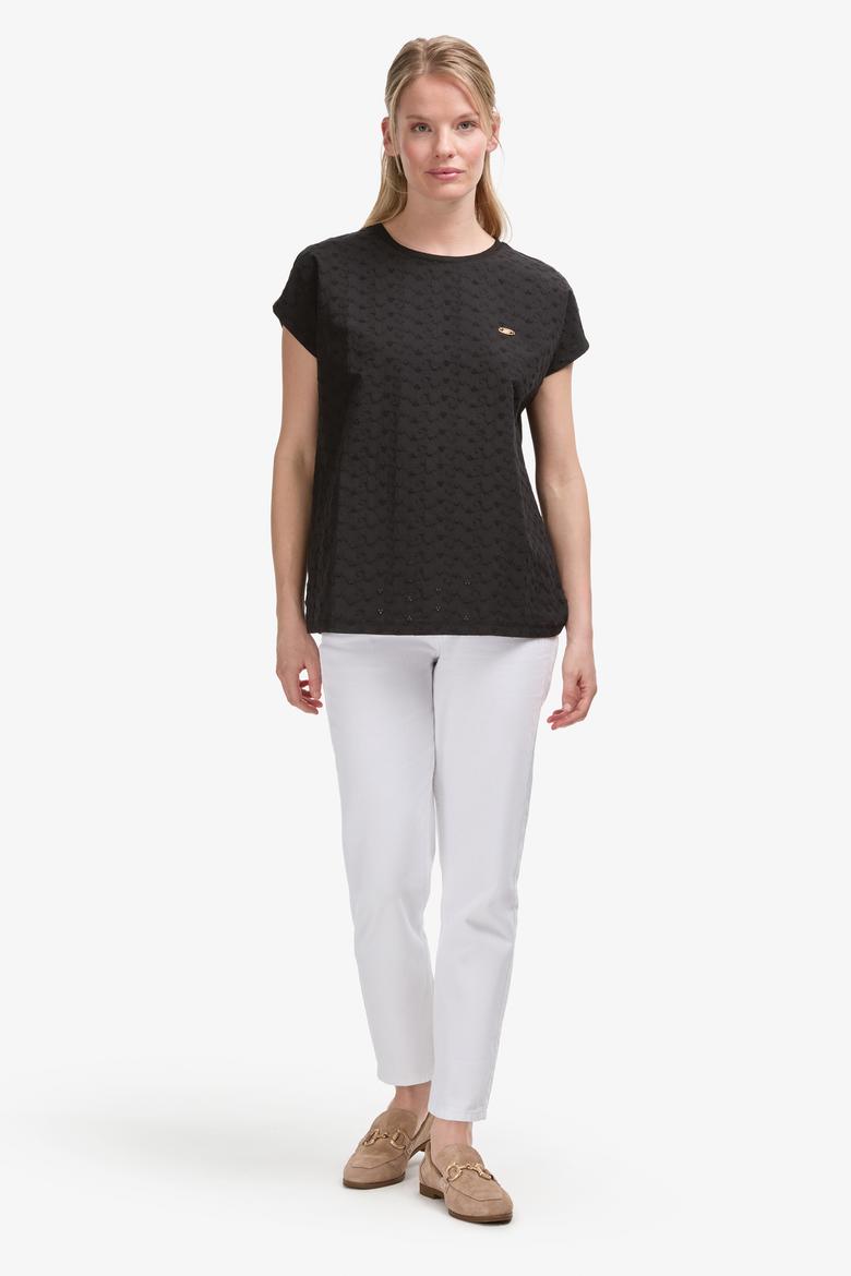 Kadın Siyah Tişört - 50323550024