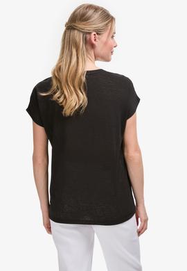Kadın Siyah Tişört - 50323550024