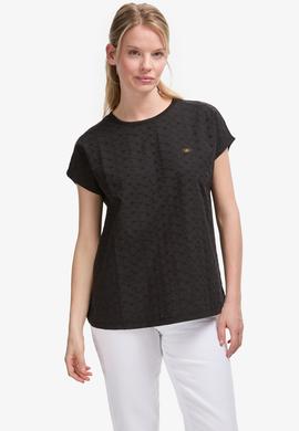 Kadın Siyah Tişört - 50323550024