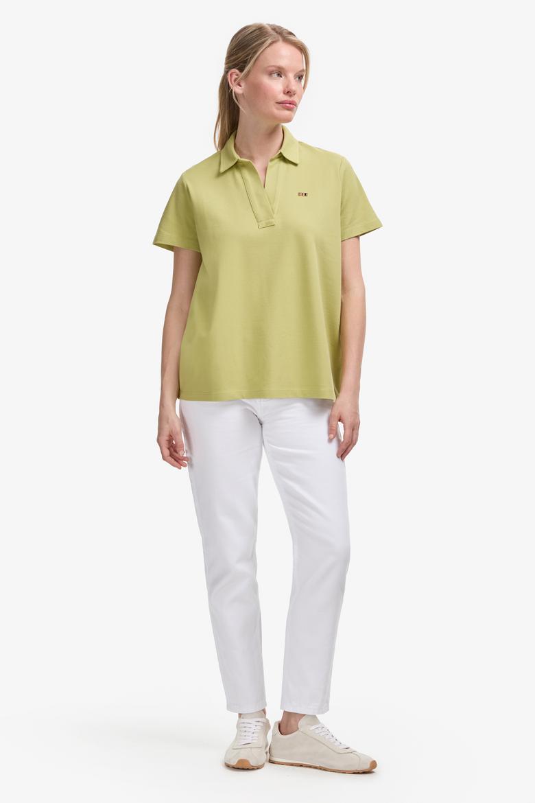 Kadın Yeşil Basic Tişört - 50323447023