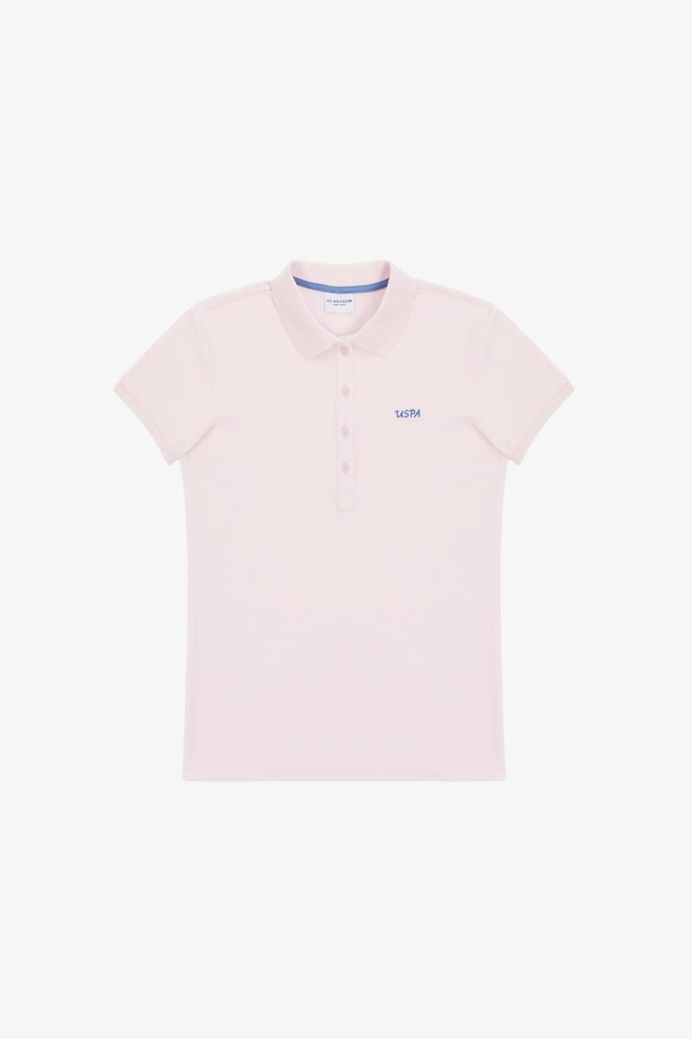 Kadın Açık Pembe Basic Tişört - 50323461224