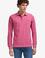 Erkek Koyu Pembe Polo Yaka Basic Sweatshirt