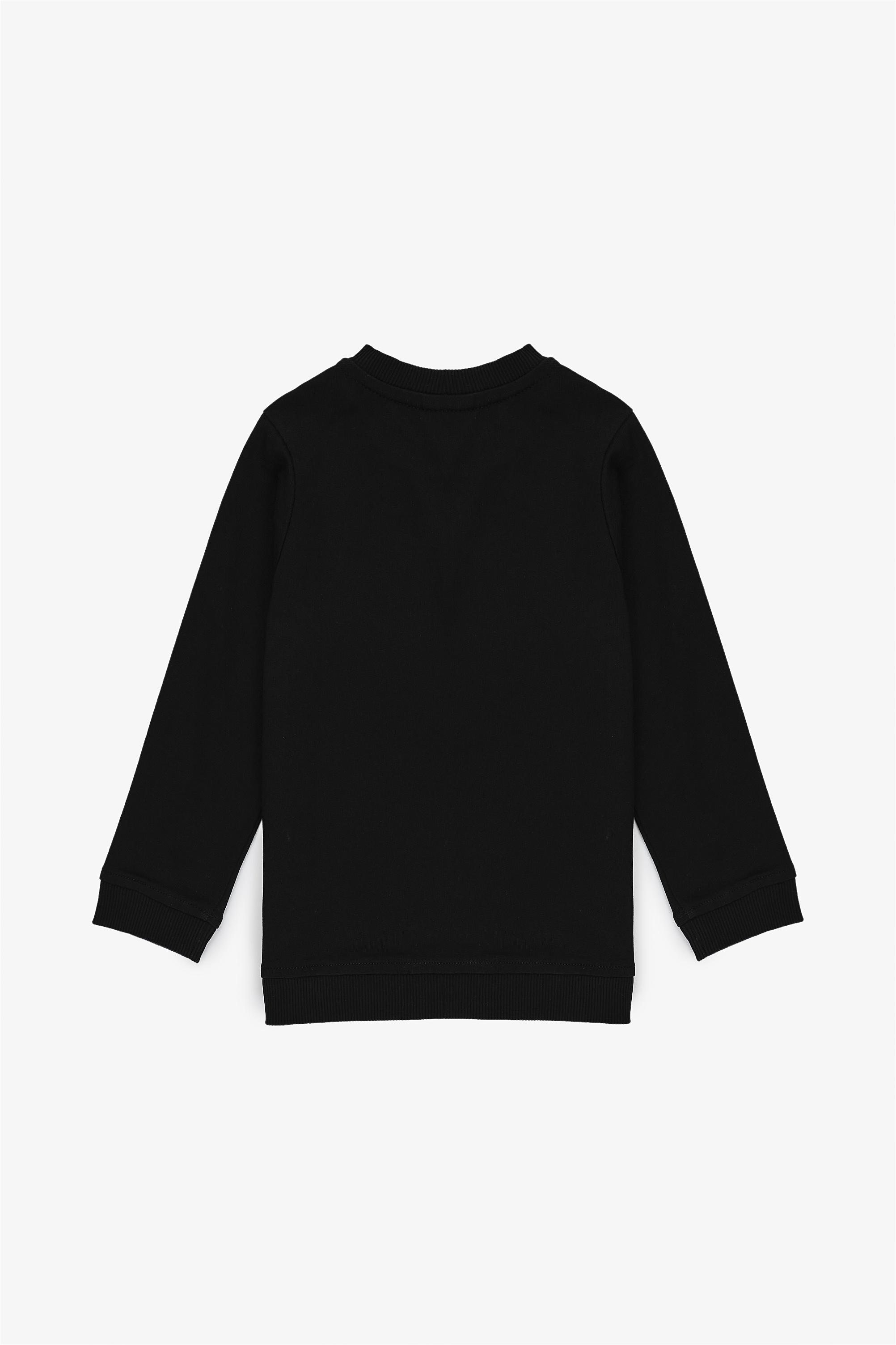 Erkek Çocuk Siyah Basic Sweatshirt - 50295922036