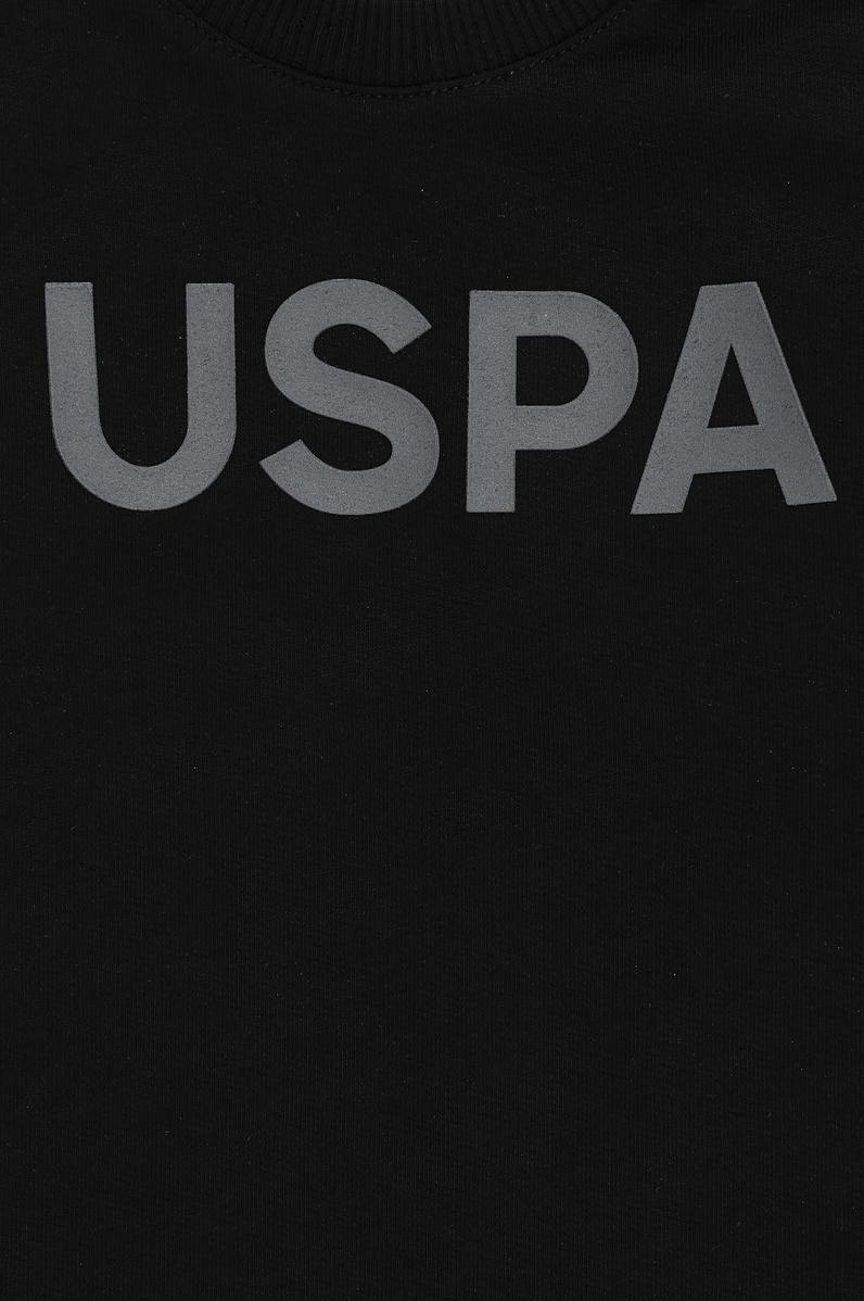 Erkek Çocuk Siyah Basic Sweatshirt