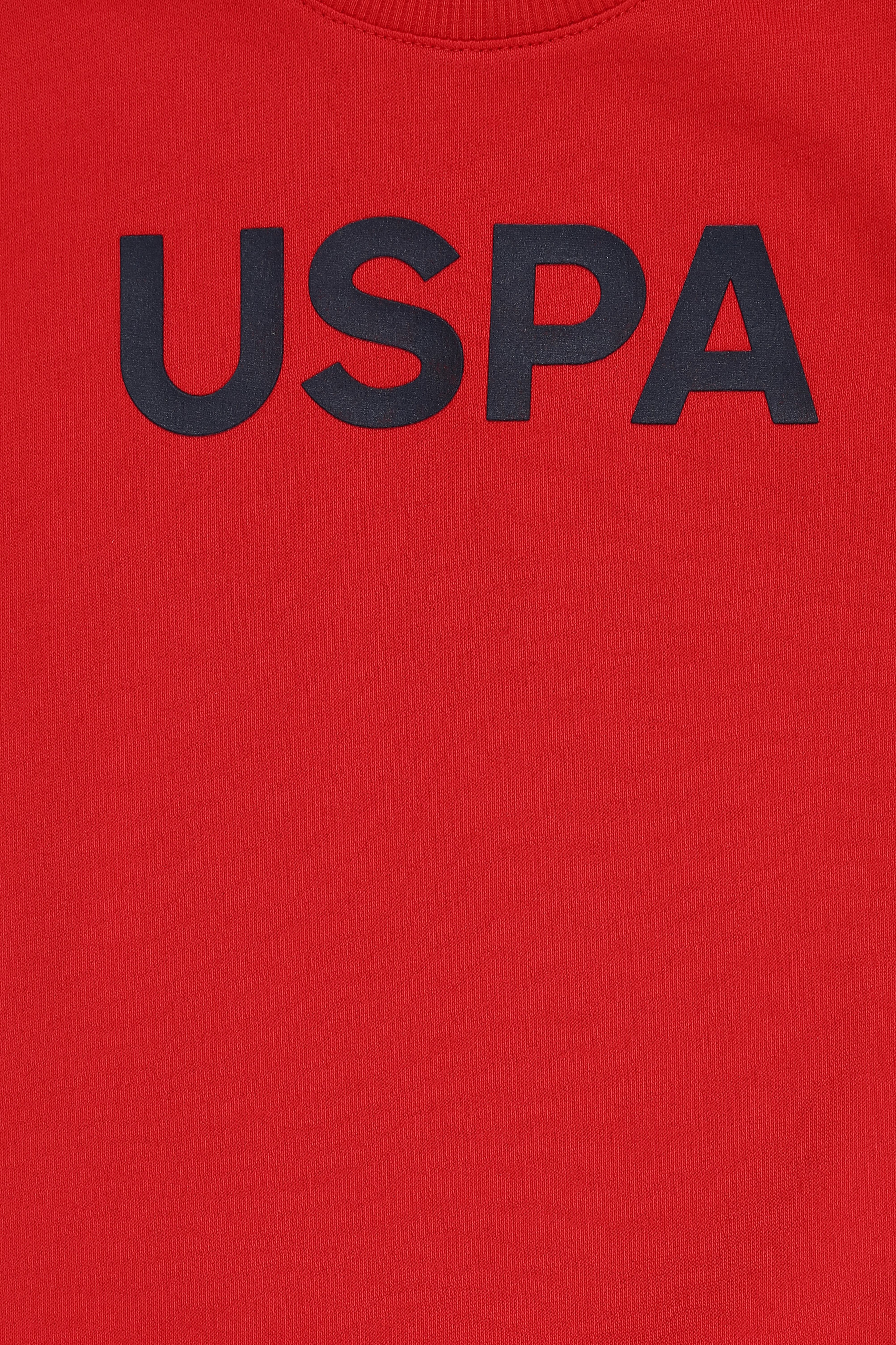 Erkek Bebek Kırmızı Bisiklet Yaka Basic Sweatshirt