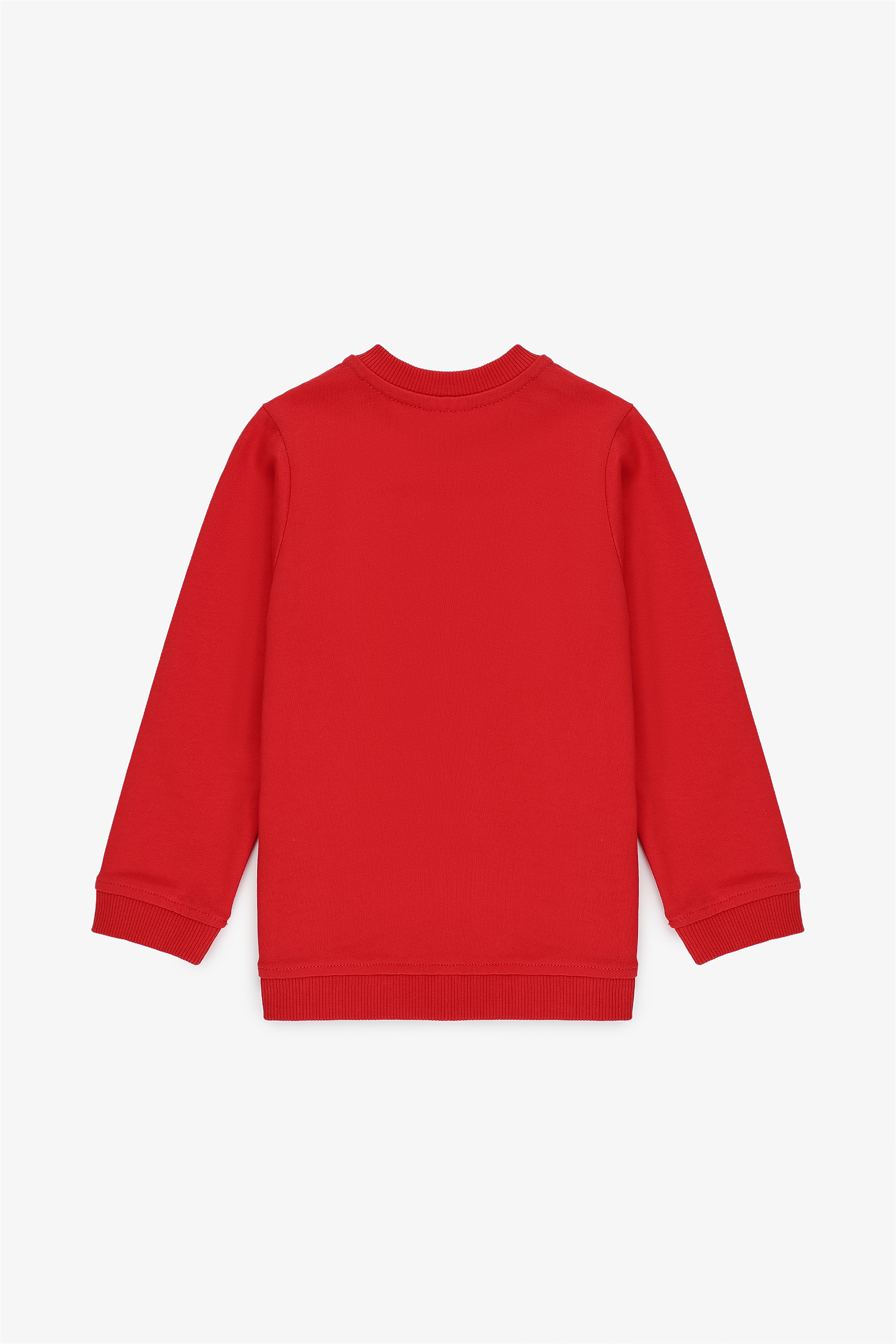 Erkek Çocuk Kırmızı Basic Sweatshirt - 50295922038