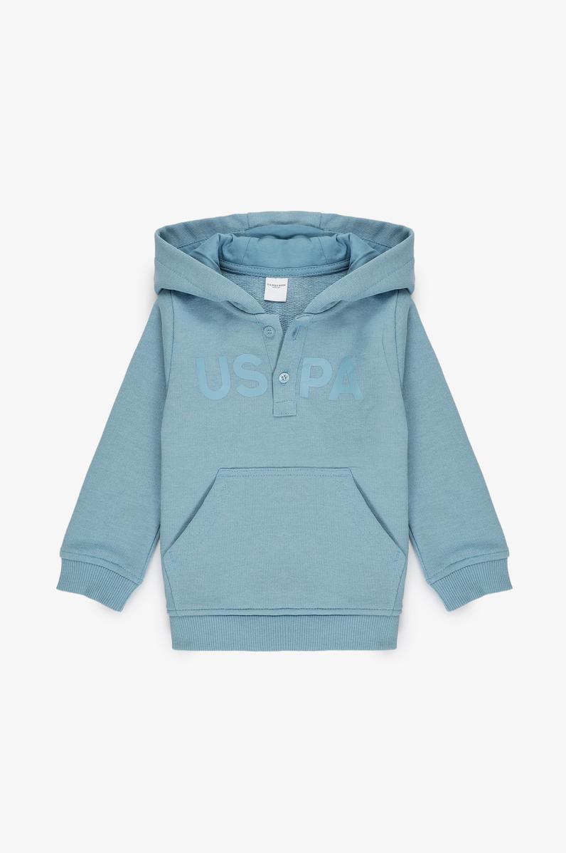 Erkek Çocuk Mavi Basic Sweatshirt