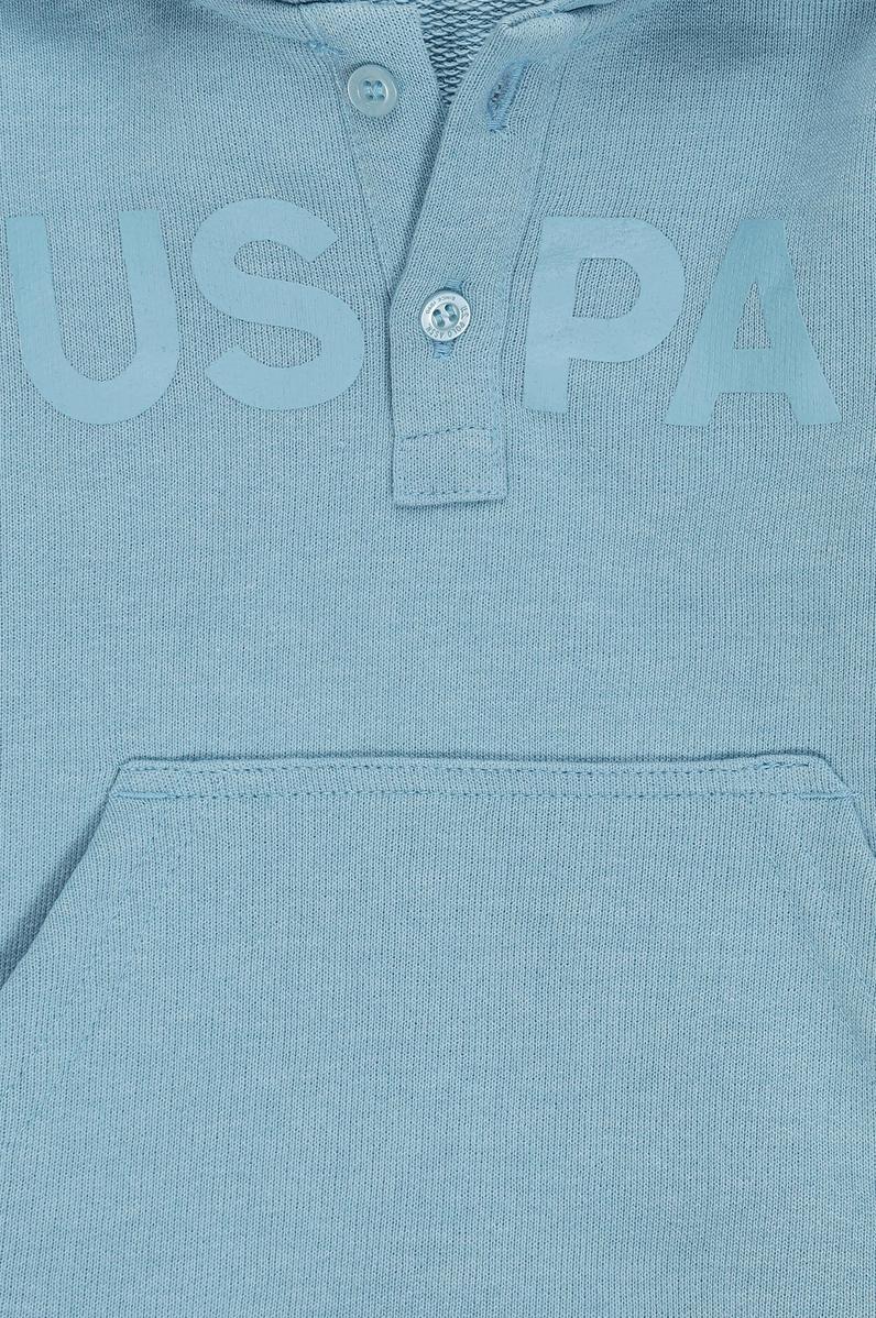 Erkek Çocuk Mavi Basic Sweatshirt