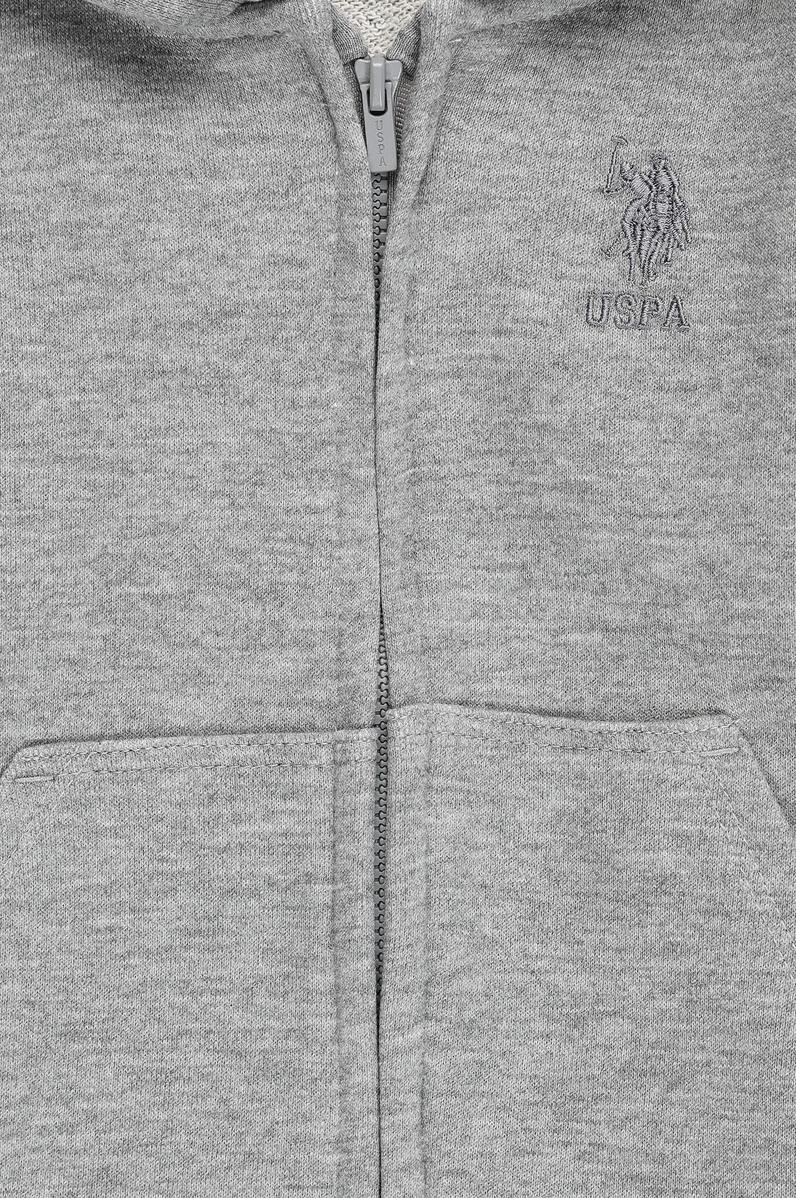 Erkek Çocuk Gri Melanj Basic Sweatshirt