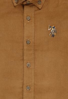 Erkek Çocuk Açık Haki Uzun Kollu Gömlek - 50272691037