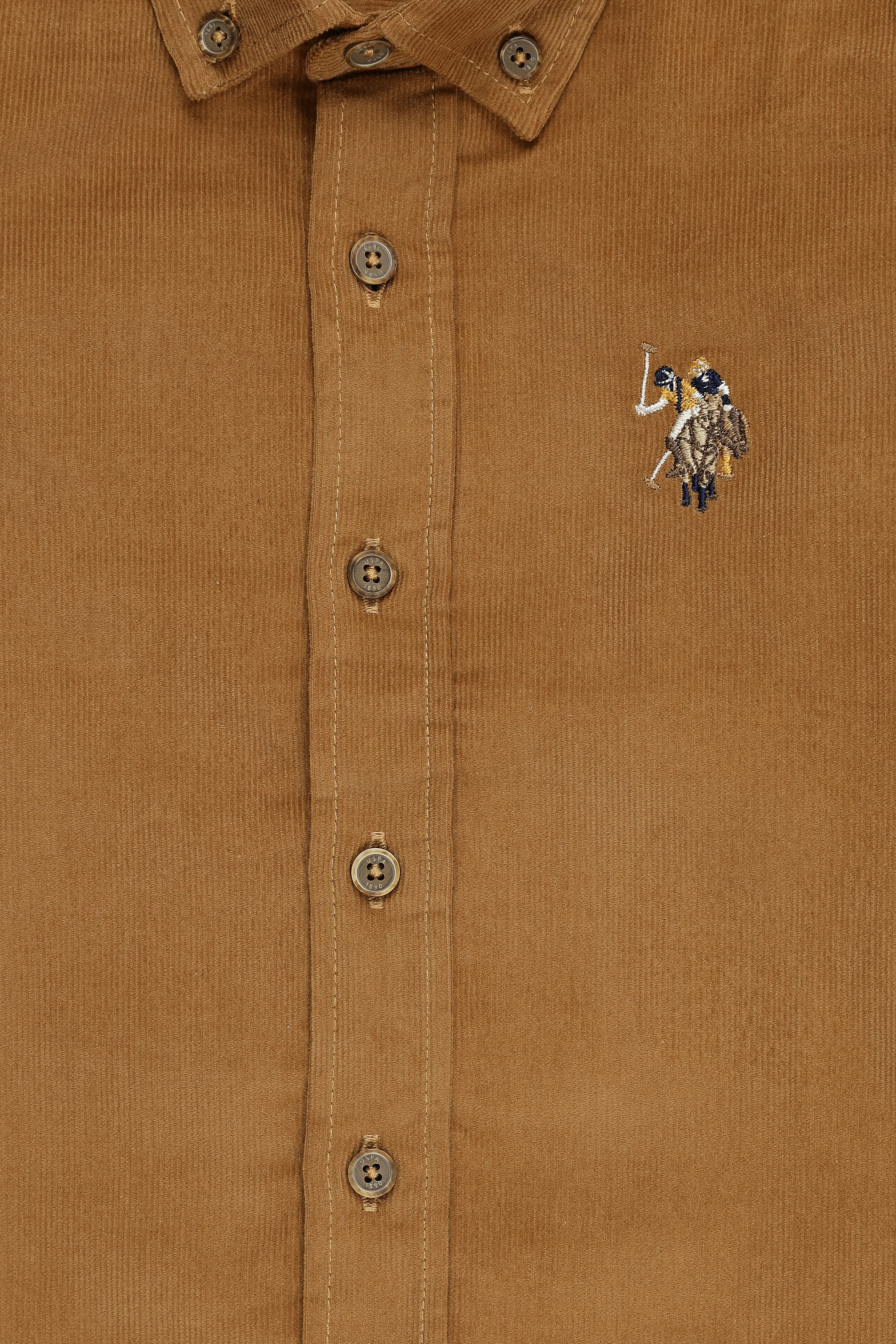 Erkek Çocuk Açık Haki Uzun Kollu Gömlek - 50272691037