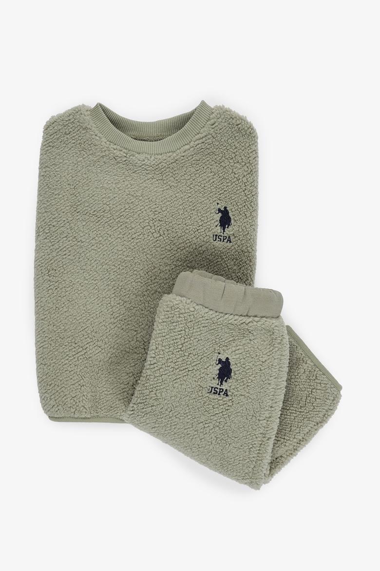 Erkek Bebek Haki Pijama Takımı