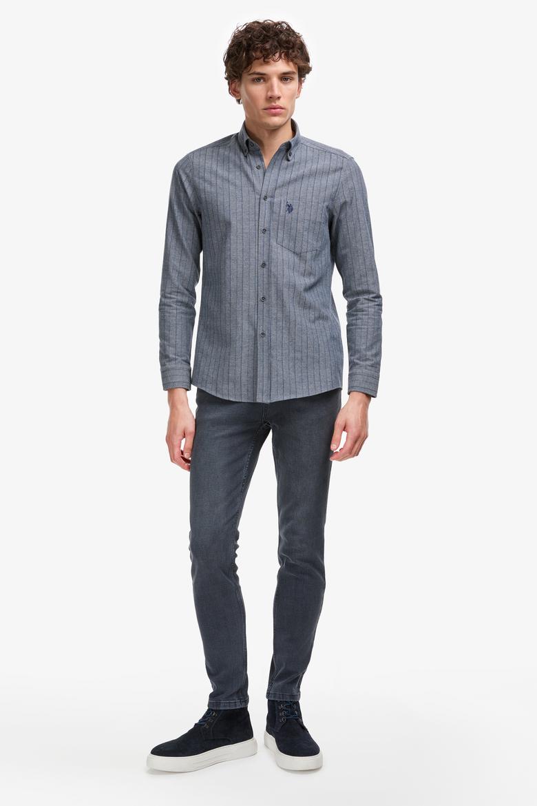 Erkek Antrasit Jean Pantolon