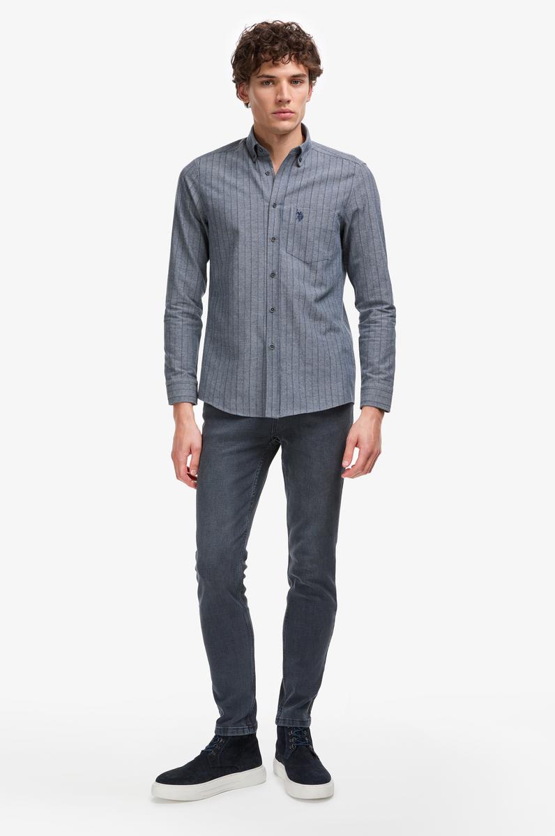 Erkek Antrasit Jean Pantolon