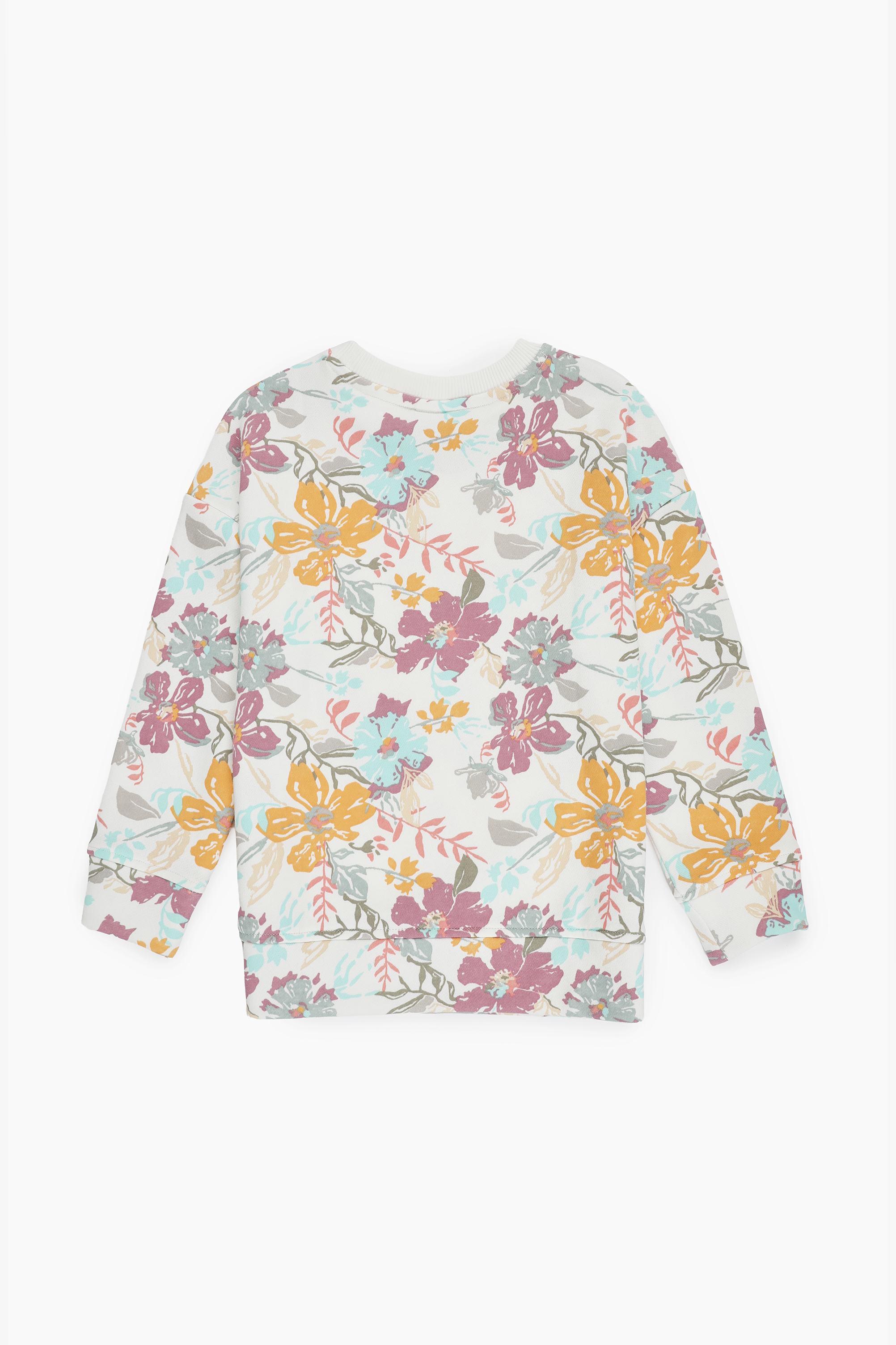 Kız Çocuk Krem Sweatshirt - Image 3