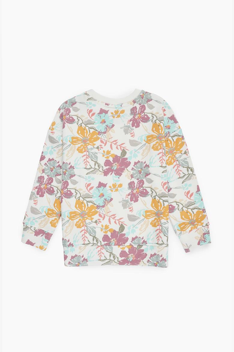 Kız Çocuk Krem Sweatshirt - 50314292007