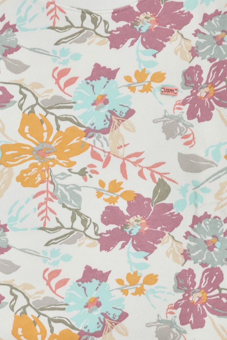 Kız Çocuk Krem Sweatshirt - 50314292007