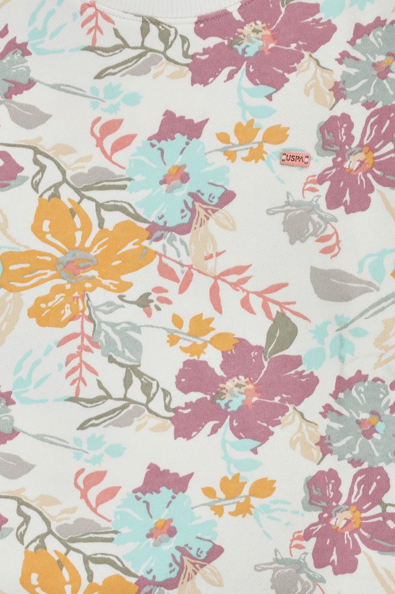 Kız Çocuk Krem Sweatshirt