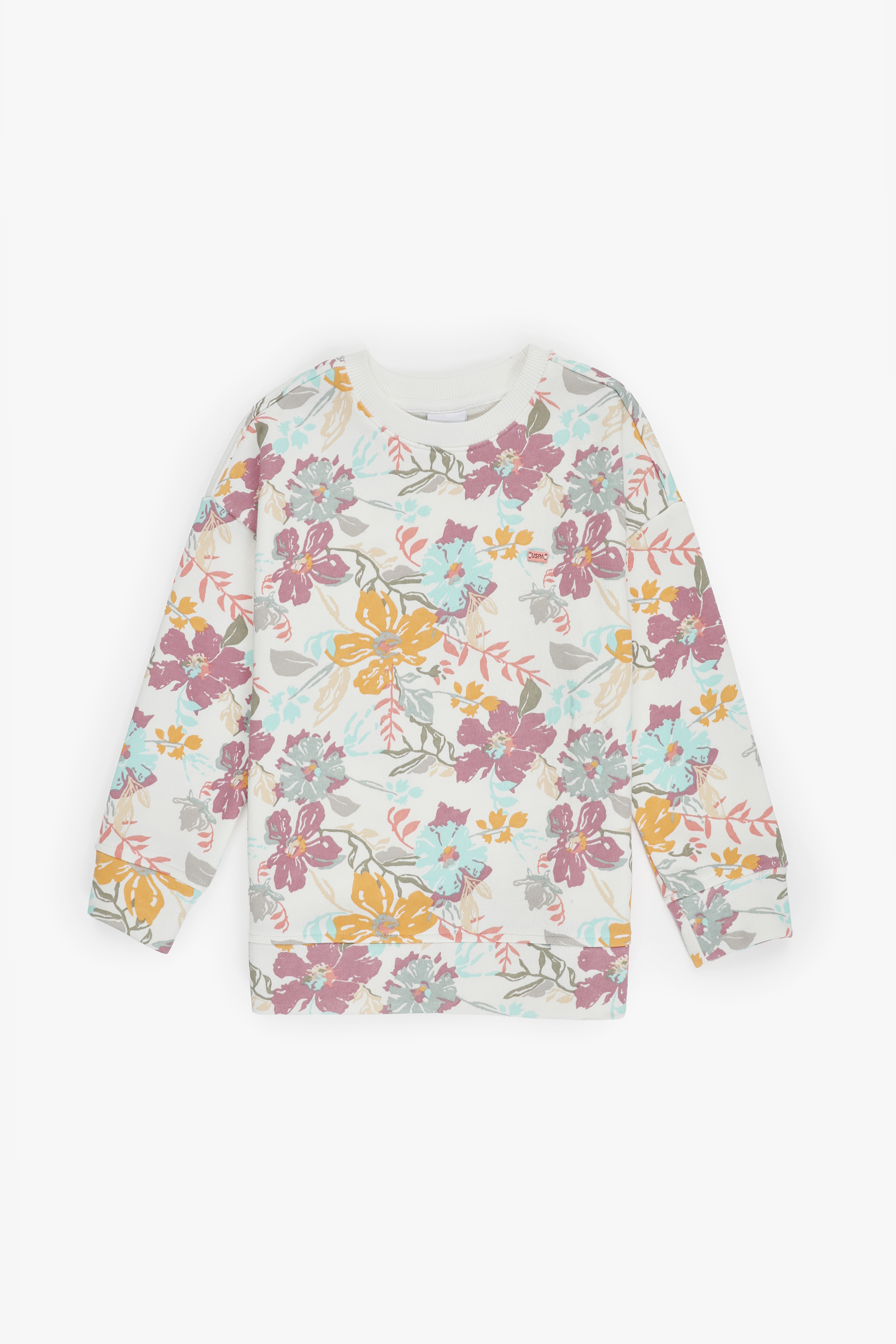 Kız Çocuk Krem Sweatshirt - Image 2