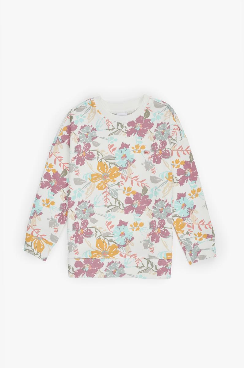 Kız Çocuk Krem Sweatshirt