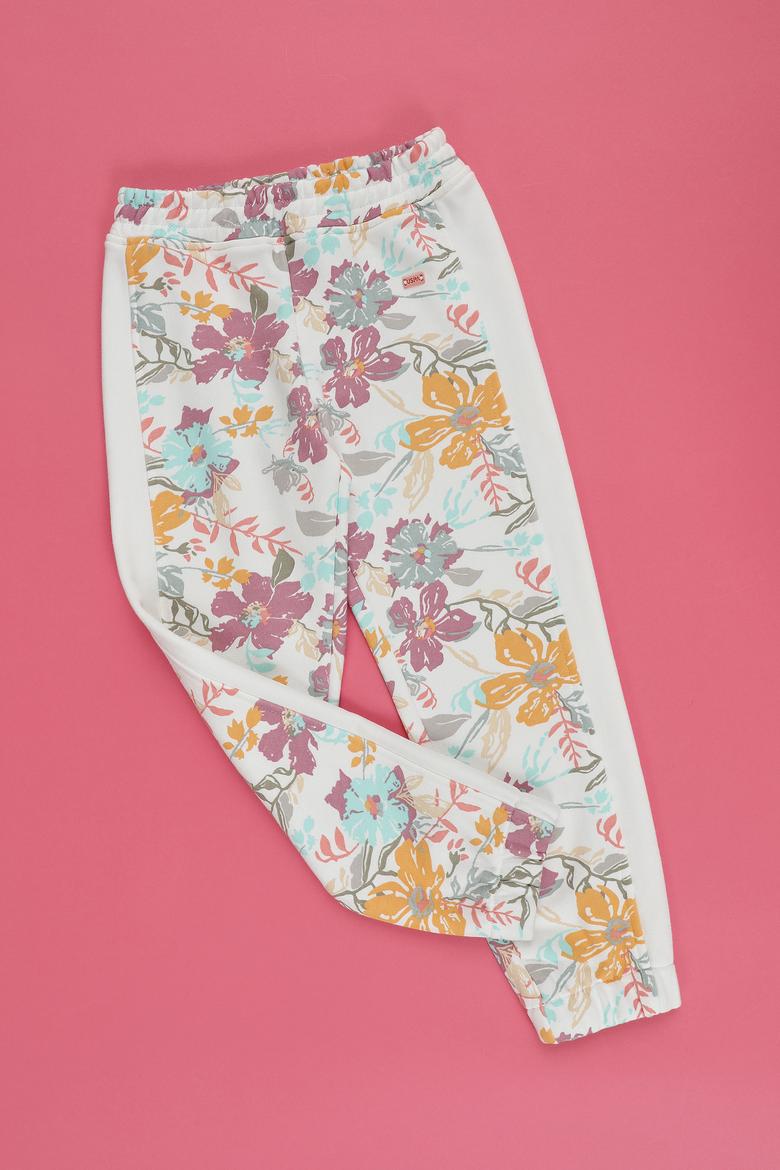 Kız Çocuk Krem Eşofman Altı