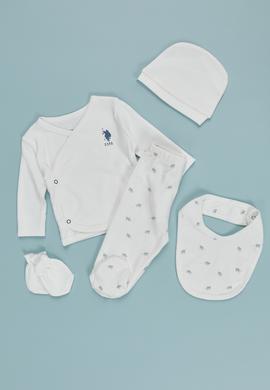 Erkek Bebek Krem Pijama Takımı - 50318266001