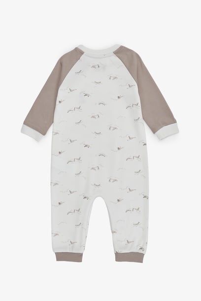 Erkek Bebek Krem Pijama Takımı