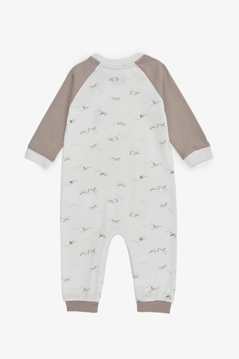 Erkek Bebek Krem Pijama Takımı - 50318259004