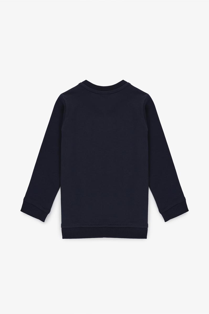 Erkek Çocuk Lacivert Basic Sweatshirt