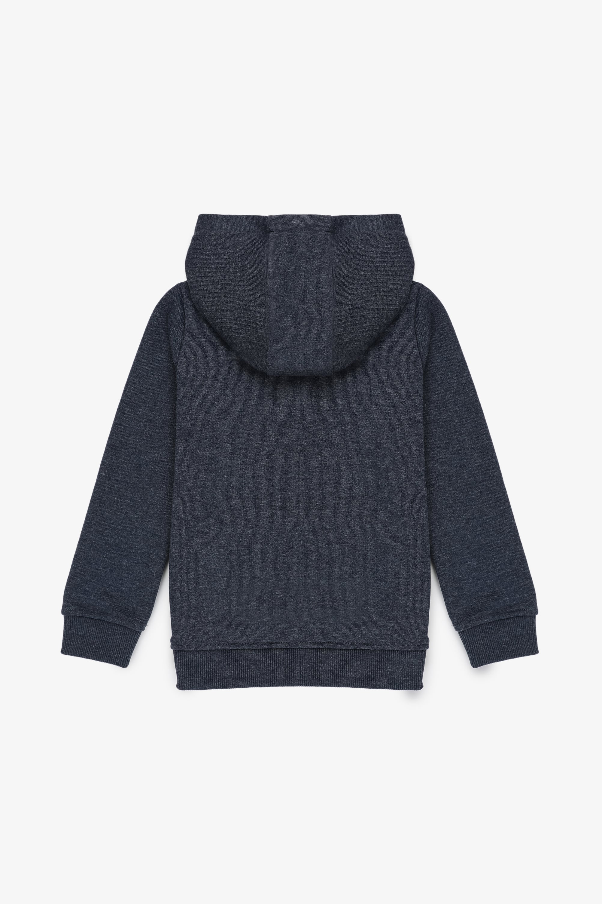 Erkek Çocuk Lacivert Kapüşonlu Basic Sweatshirt