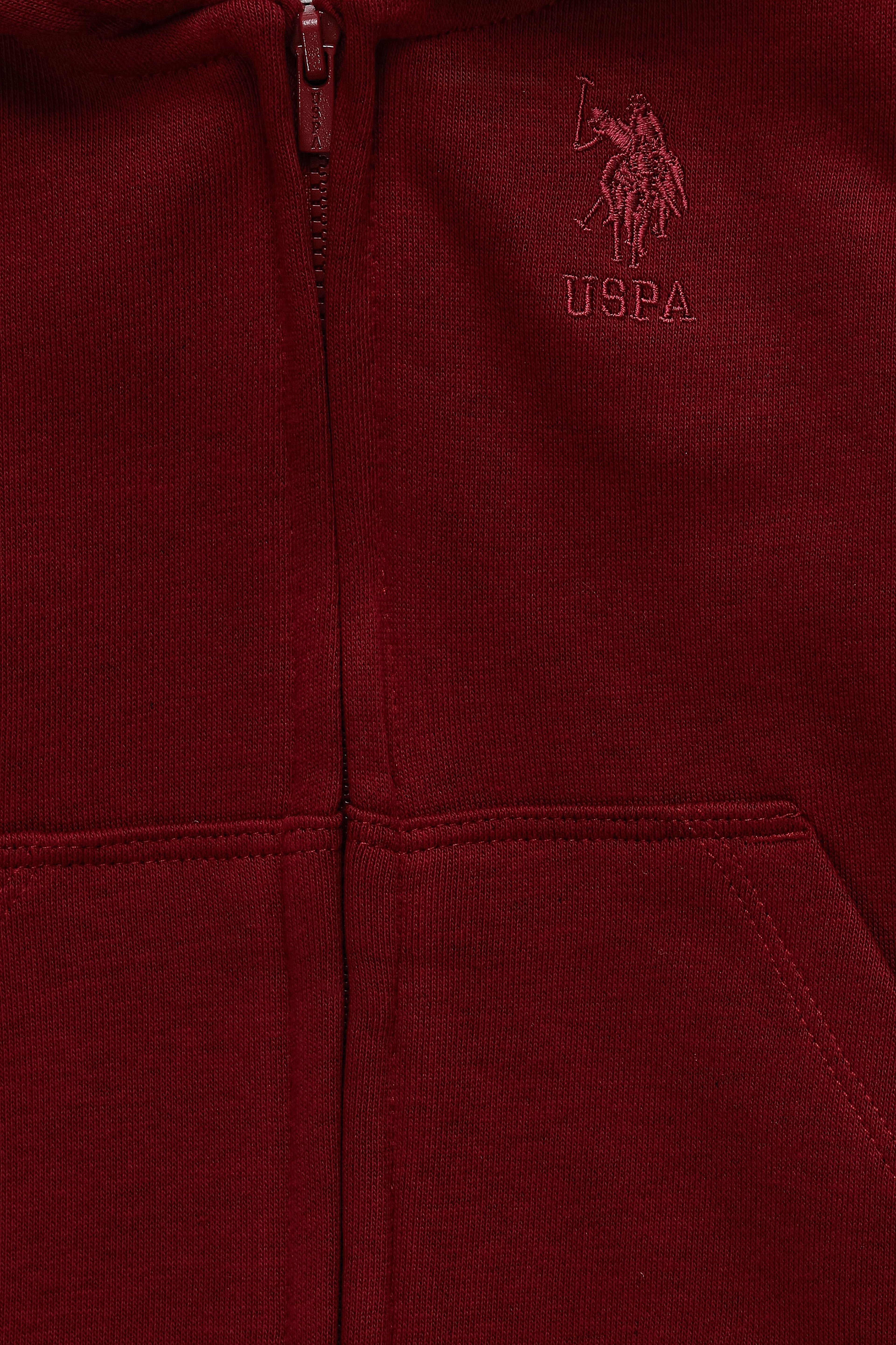 Erkek Çocuk Bordo Basic Sweatshirt - Image 3