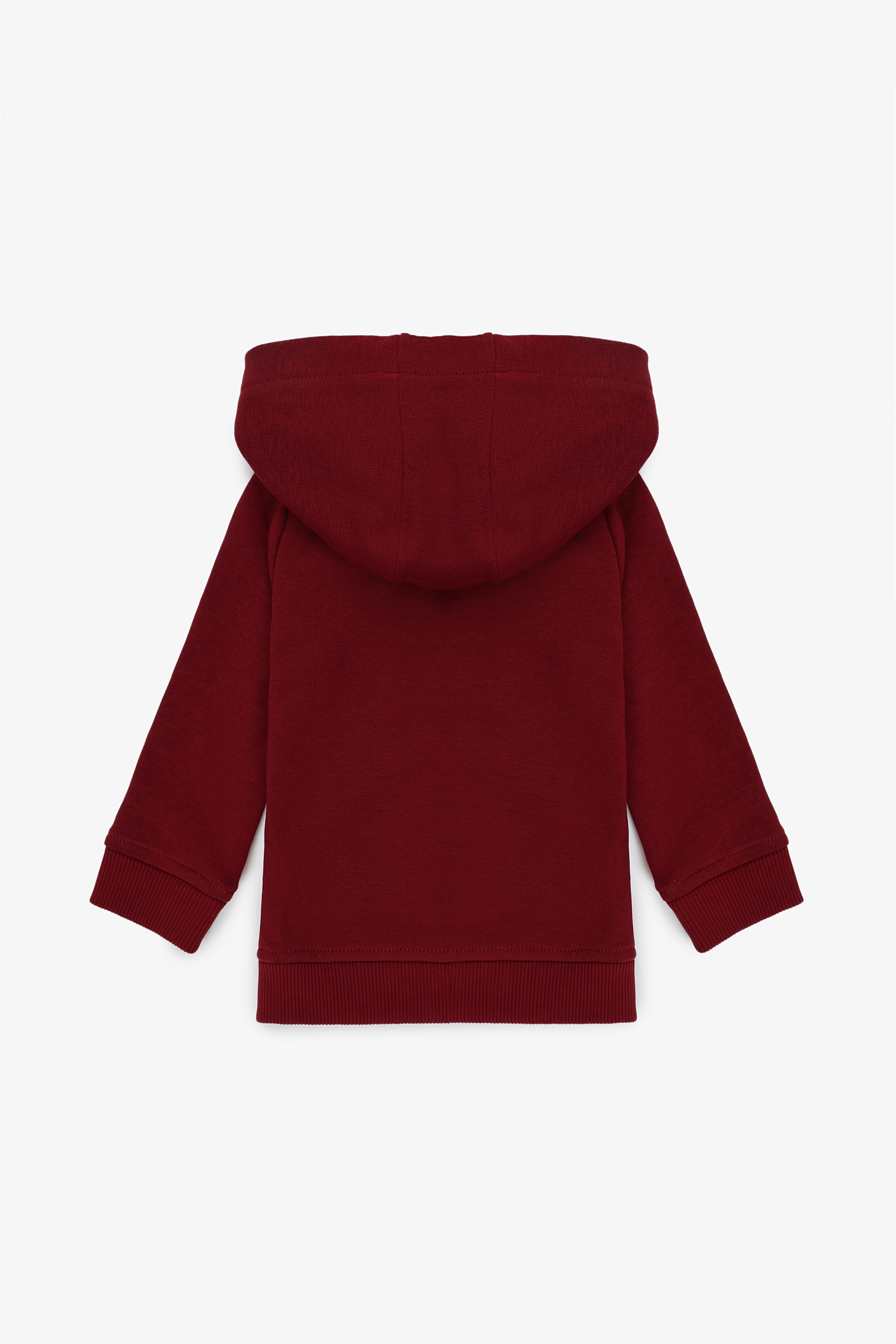 Erkek Çocuk Bordo Basic Sweatshirt