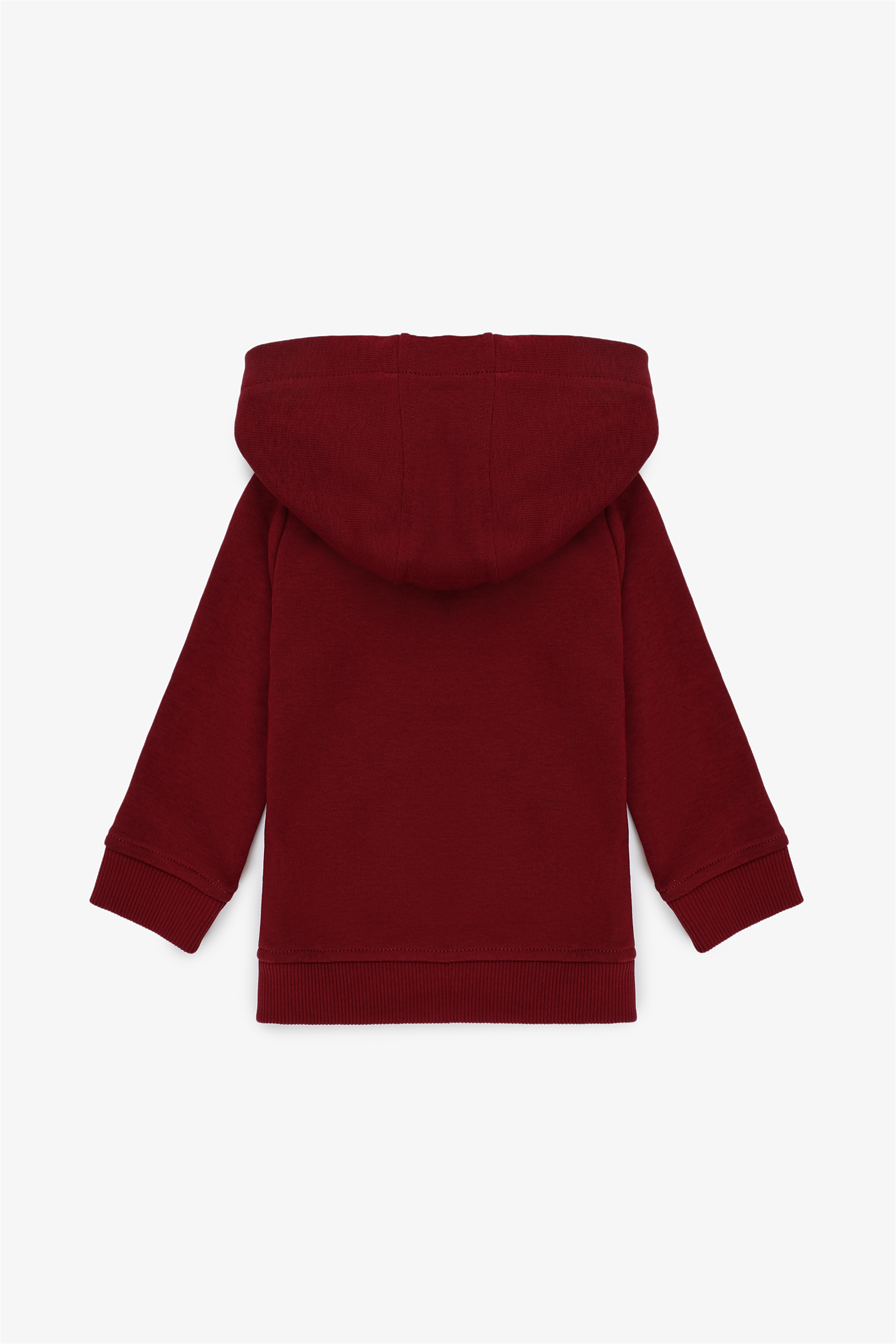 Erkek Çocuk Bordo Basic Sweatshirt - 50316488073
